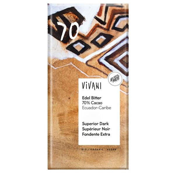 VIVANI CHOCOLATE NEGRO SUPERIOR 70% 